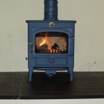 Heather purple slate hearth